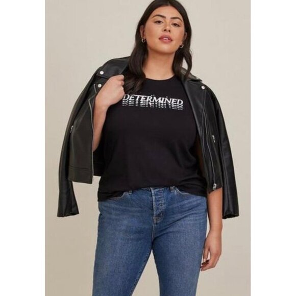 Torrid Size 2 Determined #TorridStrong Graphic Tee - Picture 2 of 9